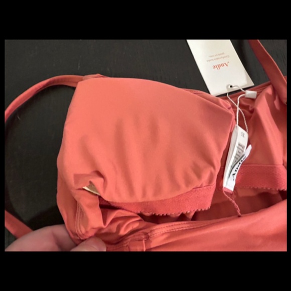 Andie Swim The Riviera One Piece Swimsuit Punch Pink Size XS - NWT - Picture 7 of 15